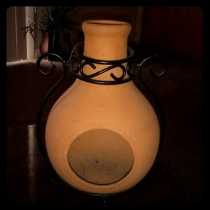 Ceramic candle holder